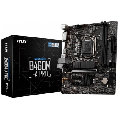 PLACA BASE MSI B460M-A PRO 1200 MATX 2XDDR4 en Huesoi