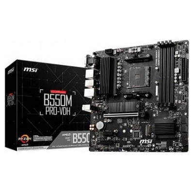 MSI B550M PRO-VDH Zócalo AM4 micro ATX AMD B550 (Espera 4 dias) en Huesoi