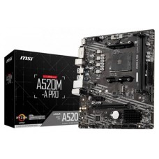 MSI A520M-A PRO placa base AMD A520 Zócalo AM4 micro ATX (Espera 4 dias) en Huesoi