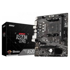 PLACA BASE MSI A520M-A PRO AM4 MATX 2XDDR4 en Huesoi