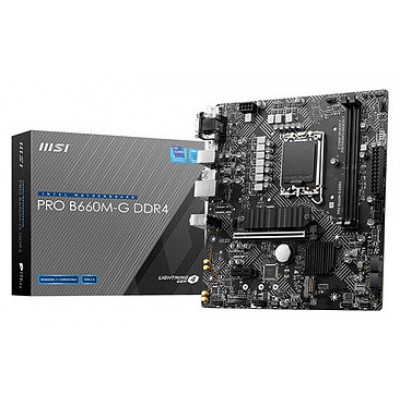 PLACA BASE MSI PRO B660M-G 1700 MATX 2XDDR4 en Huesoi