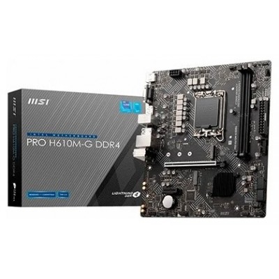 MSI PRO H610M-G WIFI DDR4 placa base Intel H610 LGA 1700 micro ATX (Espera 4 dias) en Huesoi