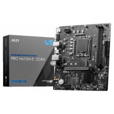PLACA MSI PRO H610M-E D4 1700 2DDR4 HDMI 4SATA3 MATX (Espera 4 dias) en Huesoi