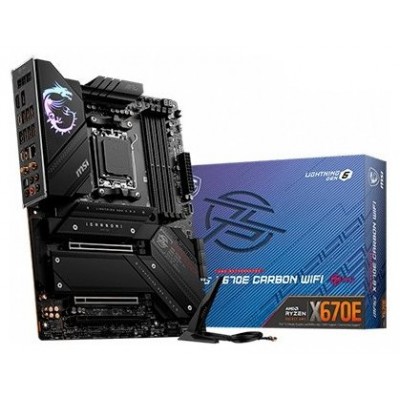 MSI MPG X670E CARBON WIFI placa base AMD X670 Zócalo AM5 ATX (Espera 4 dias) en Huesoi