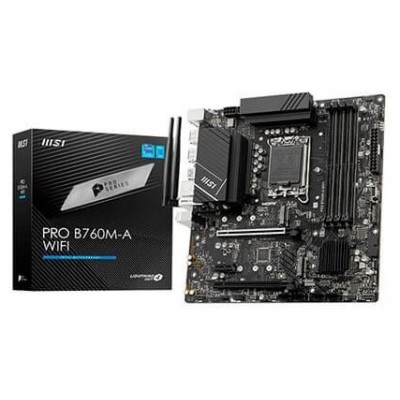 MSI MB PRO B760M-A WIFI Intel B760 LGA 1700 micro ATX (Espera 4 dias) en Huesoi