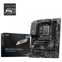 PLACA MSI PRO B760-P DDR4 II,INTEL,1700,B760,4DDR4,128GB,HDMI+DP,4SATA+2M.2,4USB 3.2+2USB-C,2.5GB,ATX (Espera 4 dias) en Huesoi