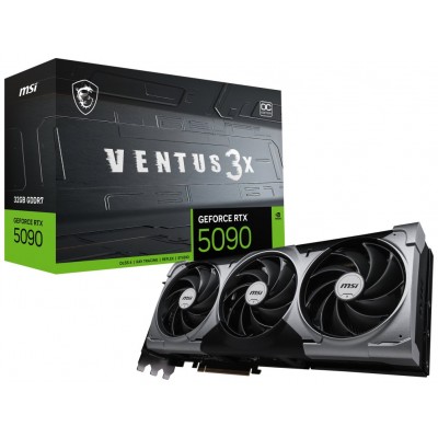 MSI VENTUS GEFORCE RTX 5090 32G 3X OC tarjeta gráfica NVIDIA 32 GB GDDR7 (Espera 4 dias) en Huesoi