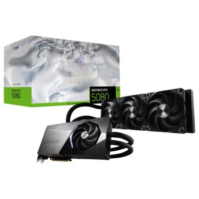 MSI SUPRIM GEFORCE RTX 5080 16G LIQUID SOC tarjeta gráfica NVIDIA 16 GB GDDR7 (Espera 4 dias) en Huesoi