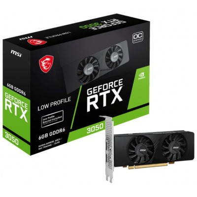 TARJETA GRAFICA MSI RTX 3050 LP 6GB OC en Huesoi