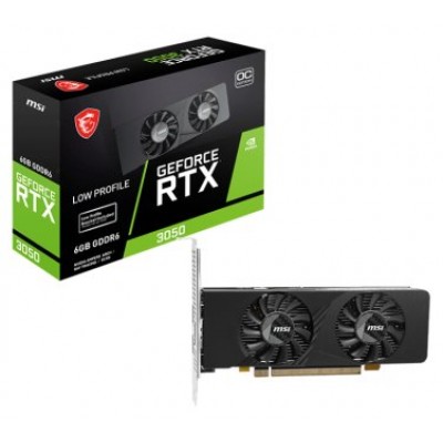 TARJETA GRAFICA MSI RTX 3050 LP E 6GB OC en Huesoi