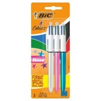 BOLIGRAFO BIC 4 COLORS SHINE 3U en Huesoi
