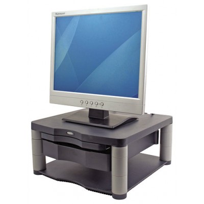 SOPORTE ELEVADOR MONITOR PREMIUM PLUS GRAFITO FELLOWES 9169501 (Espera 4 dias) en Huesoi