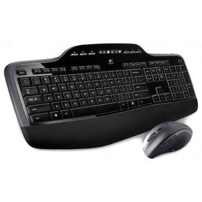 LOGITECH TECLADO + RATON MK710 OPTICO WIRELESS INALAMBRICO USB 2.0 NEGRO 24 GHZ en Huesoi