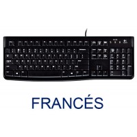 LOGITECH TECLADO K120 USB NEGRO FRANCES - 920-002515 en Huesoi