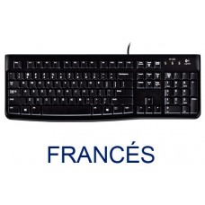 LOGITECH TECLADO K120 USB NEGRO FRANCES - 920-002515 en Huesoi