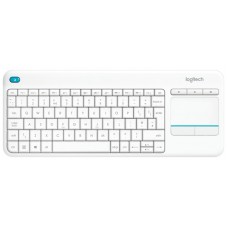 TECLADO LOGITECH WIRELESS K400 WHITE PLUS TOUCH PAD US en Huesoi