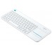 TECLADO LOGITECH WIRELESS K400 WHITE PLUS TOUCH PAD US en Huesoi