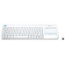 TECLADO LOGITECH WIRELESS K400 WHITE PLUS TOUCH PAD US en Huesoi