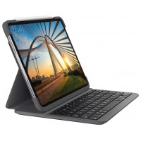 TECLADO BLUETOOTH FUNDA LOGITECH SLIM FOLIO PARA IPAD en Huesoi