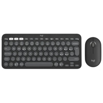 TECLADO LOGITECH SET PEBBLE 2 COMB BK en Huesoi