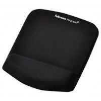 ALFOMBRILLA CON REPOSAMUÑECAS RATON PLUSHTOUCH NEGRO FELLOWES 9252003 (Espera 4 dias) en Huesoi