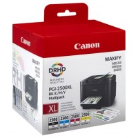 MULTIPACK 4 CARTUCHOS CANON TINTA PGI-2500 XL BK/C/M/Y (Espera 4 dias) en Huesoi