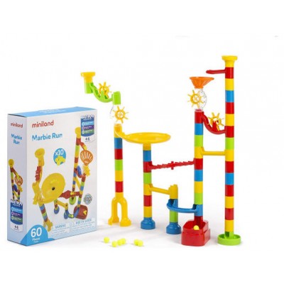 MARBLE RUN 60 PCS. MINILAND 94116 (Espera 4 dias) en Huesoi