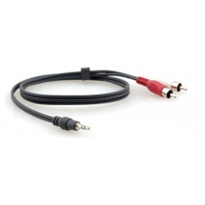 Kramer Electronics C-A35M/2RAM-50 cable de audio 15,2 m 3,5mm 2 x RCA Negro (Espera 4 dias) en Huesoi