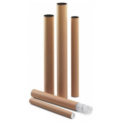 TUBO CARTON PORTAPLANOS CON TAPAS 1100 X 80 MM FAIBO 950-6 (Espera 4 dias) en Huesoi