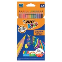 BLISTER 12 LAPICES DE COLORES EVO STRIPES COLORES SURTIDOS BIC 9505222 (Espera 4 dias) en Huesoi