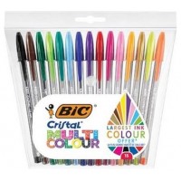 BOLSA 15 UNIDADES BOLIGRAFOS MULTICOLOR 1,6 MM BIC 964899 (Espera 4 dias) en Huesoi