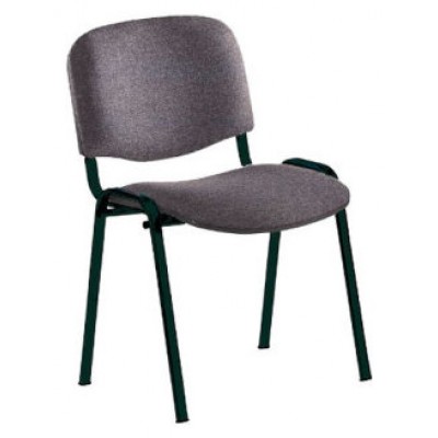 SILLA CONFIDENTE ESTRUCTURA DE TUBO METÁLICO RESPALDO Y ASIENTO TAPIZADOS COLOR GRIS ROCADA 965/1 (Espera 4 dias) en Huesoi