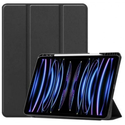 FUNDA TABLET IPAD PRO 12.9"" 2022/21 SMART TRI-FOLD NEGRO JUST IN CASE (Espera 4 dias) en Huesoi