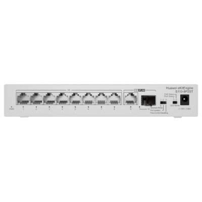 HUAWEI S110-8P2ST ( 8 10/100/1000 BASE-T PORTS POE+ 1GE SFP PORT, 1*10/100/ 100BASE T PORT, AC POWER, POWER ADAPTER) (Espera 4 dias) en Huesoi