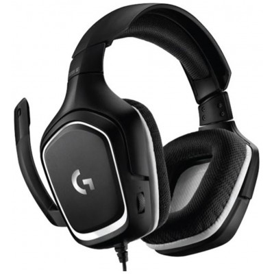 LOGITECH AURICULARES CON MICROFONO G332 GAMING NEGRO BLANCO - 981-000831 en Huesoi