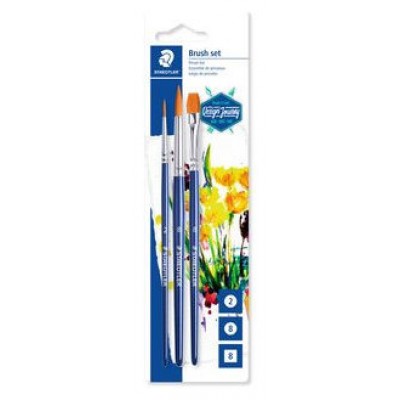 Staedtler 989-SBK3-3 pincel para bellas artes 3 pieza(s) (Espera 4 dias) en Huesoi