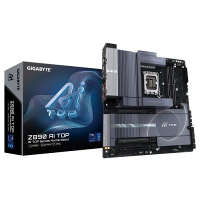 PLACA GIGABYTE Z890 AI TOP,INTEL,1851,Z890,4DDR5,256GB,HDMI+DP+2THUNDERBOLT,8SATA3+4M.2,2LAN10GB+WIFI7+BT5.3,1USB4+12USB3.2,E-ATX (Espera 4 dias) en Huesoi