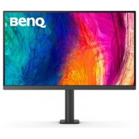 BENQ MONITOR PD2705UA (9H.LKDLA.TPE) 27" LED PANORÁMICO, PANEL IPS, 3840X2160 UHD 16:9, 5MS GTG, 350CD HDR MODE) 1200:1, ANGULO 178/178, TAMAÑO PÍXEL 0,155, ALTAVOCES, HDMI 2.0, DP 1.4, USB-C, USB 3.2, USB TYPE B (Espera 4 dias) 