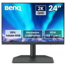MONITOR PARA FOTOGRAFOS BENQ SW242Q 24.1” IPS,2K, 2560 X 1600, 16:10, 99% ADOBE RGB, 98% P3, CALIBRACIÓN, USB-C 90W, TÜV, LUT 3D 16 BITS, HDR10. (Espera 4 dias) en Huesoi