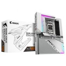 GIGABYTE B650E AORUS STEALTH ICE - Compatible con CPUs AMD Ryzen 9000, VRM de 12+2+2 fases, hasta 8000MHz DDR5 (OC), 1xPCIe 5.0 M.2 + 3xPCIe 4.0 M.2, Wi-Fi 7, LAN 2.5GbE, USB 3.2 Gen 2x2 (Espera 4 dias) en Huesoi