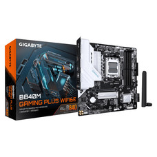 PLACA GIGABYTE B840M GAMING PLUS WIFI6E,AMD,AM5,B840,4DDR5,256GB,1HDMI+2DP,4SATA3+2M.2,GBELAN+WIFI6E+BT5.3,4USB3.2,MATX (Espera 4 dias) en Huesoi