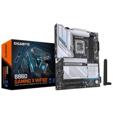 GIGABYTE B860 GAMING X WIFI6E Placa base - CPUs Intel Core Ultra, VRM de 12+1+2+1 fases, hasta 9066MHz DDR5, 1xPCIe 5.0 + 2xPCIe 4.0 M.2, LAN 2,5 GbE, WIFI 6E, USB4 (Espera 4 dias) en Huesoi