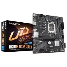 GIGABYTE H610M D3W DDR4 Placa base - Compatible con procesadores Intel Core de 14ª generación, VRM de 5+1+1 fases, hasta 3200 MHz DDR4, 1xPCIe 3.0 M.2, LAN 1 GbE, USB 3.2 Gen 1 (Espera 4 dias) en Huesoi