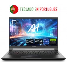 PORTATIL GIGABYTE AORUS 17X AZF-D5PT665SH I9 13980HX 4090 32GB 2TB 17" W11H en Huesoi