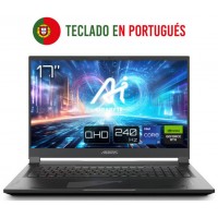 PORTATIL GIGABYTE AORUS 17X AZG-65PT665SH I9 14900HX 4090 32GB 2TB 17" W11H en Huesoi