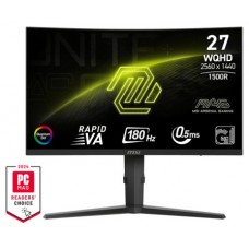 MSI MONITOR MAG 275CQRF QD E2. 27". CURVO 1500R. 2560X1440. 180HZ. NEGRO (Espera 4 dias) en Huesoi