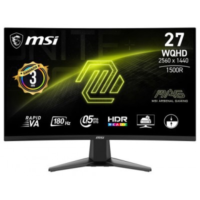 MSI MAG 27CQ6F pantalla para PC 68,6 cm (27") 2560 x 1440 Pixeles Quad HD LCD Negro (Espera 4 dias) en Huesoi