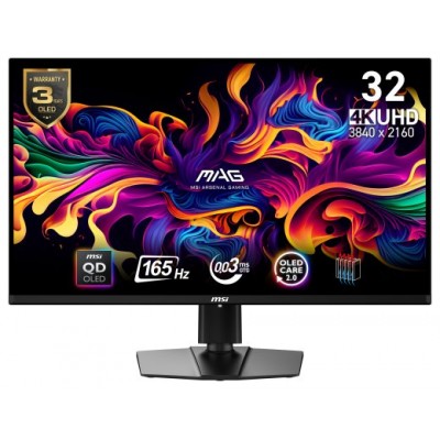MSI MAG 321UP QD-OLED pantalla para PC 80 cm (31.5") 3840 x 2160 Pixeles 4K Ultra HD Negro (Espera 4 dias) en Huesoi