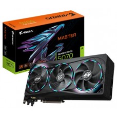 GIGABYTE AORUS GeForce RTX 5070 MASTER 12G Tarjeta Gráfica - 12GB GDDR7, 192 bits, PCI-E 5.0, XXXX MHz Core Clock, 3 x DP 2.1a, 1 x HDMI 2.1b, NVIDIA DLSS 4, GV-N5070AORUS M-12GD (Espera 4 dias) en Huesoi