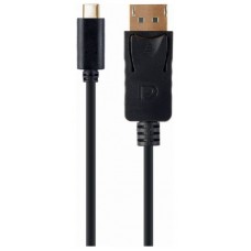 CABLE ADAPTADOR USB TIPO-C A DISPLAYPORT 4K 15 CM NEGRO en Huesoi